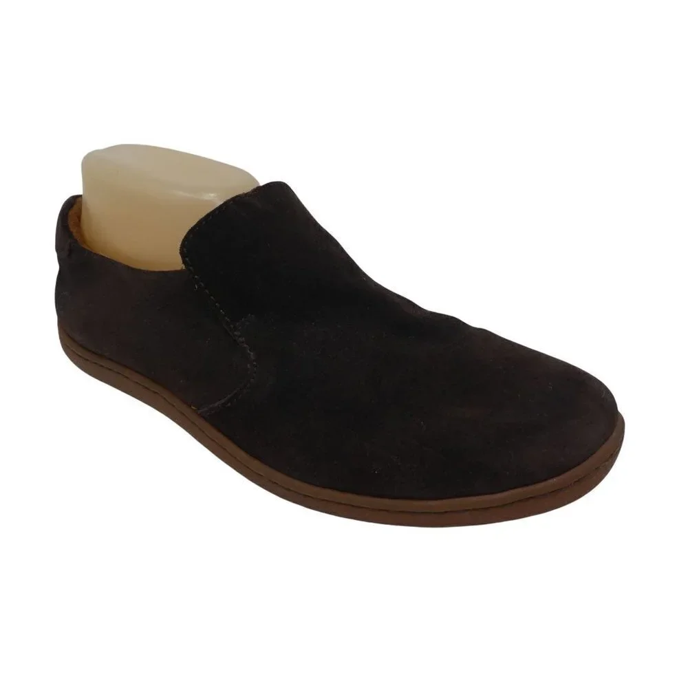 Born Galen‎ Loafers Shoes Mens 8 Brown Suede Slip On Comfort
